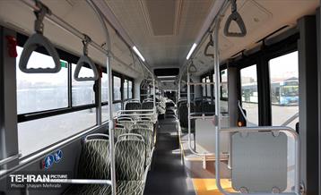 ورود اتوبوس‌های دوکابین جدید به تهران 46