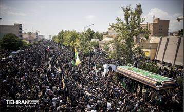 تشییع پیکر شهدای خدمت - ۴ 63