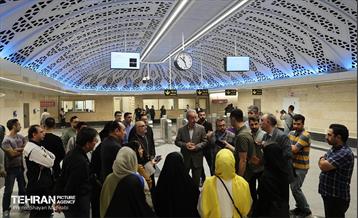 بازدید نمایندگان رسانه‌های خارجی از مترو مریم مقدس(س)  28