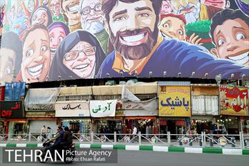 المان های نوروزی خیابان ولی عصر(عج) 41