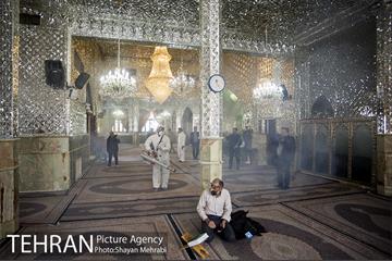 عملیات ضدعفونی امامزاده صالح(ع) 6