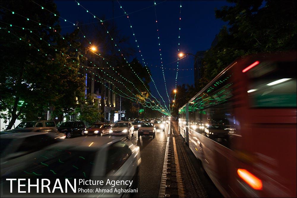 آذین بندی خیابان ولیعصر(عج) به مناسبت نیمه شعبان 5