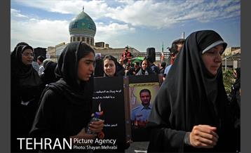 مراسم تشییع پیکر شهید آتش نشان علی قانع 43