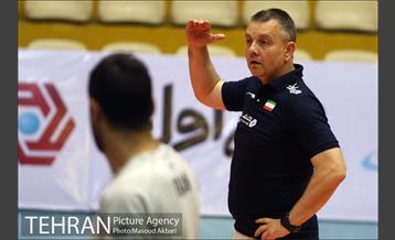 تمرین تیم ملی والیبال زیر نظر سرمربی جدید مونته نگرویی