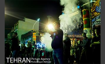 عزاداری شب پنجم ماه محرم در محله گرگان 29