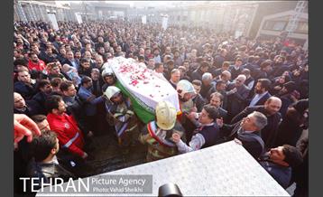 تشییع پیکر شهید آتش نشان سید احسان جامعی 14