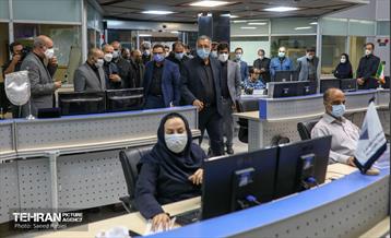 حضور شهردار تهران در مرکز کنترل ترافیک شهرداری تهران 31