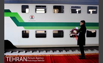 آیین بهره برداری از قطار برقی گلشهر به هشتگرد 1