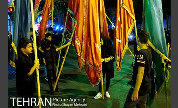 عزاداری شب پنجم ماه محرم در محله گرگان 26