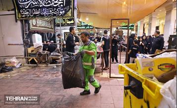 خدمات نیروهای پاکبان شهر تهران در نجف اشرف 2