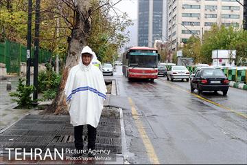 بارش باران پاییزی در تهران 27
