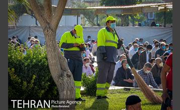 اقدامات شهرداری منطقه ۲۰ در نماز عید فطر حرم حضرت عبدالعظیم حسنی(ع) 15