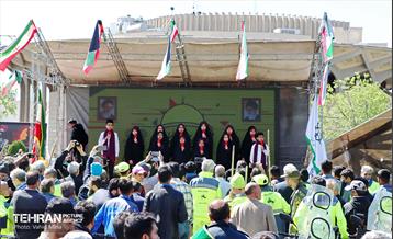 پردیس حماسی چهار راه ولیعصر(عج) در روز قدس 22