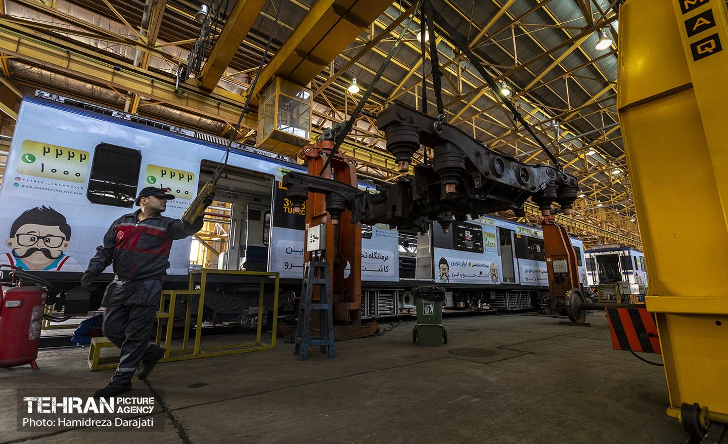 به وقت خدمت؛ اورهال و نوسازی قطارهای شهری تهران 23