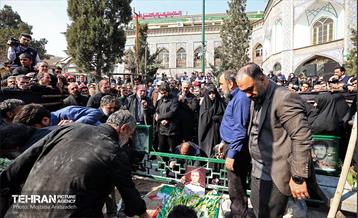 تشییع پیکر شهید آتش‌نشان «قریب رضا دارابی» -1 2