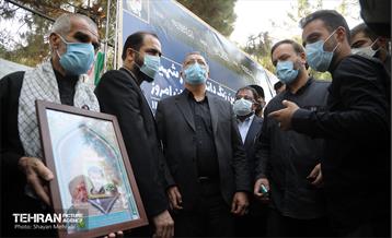 نواخته شدن زنگ دانش آموز شهید در قطعه شهدای گمنام 17