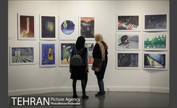 بازدید شهردار منطقه شش از نمایشگاه تهران از منظر هنرمندان 21