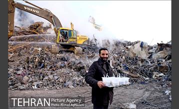 چهارمین روز آواربرداری ساختمان پلاسکو 4