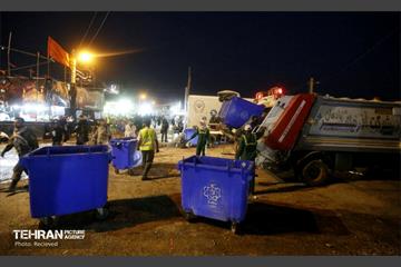 خدمات نیروهای پاکبان شهر تهران در اربعین حسینی 4