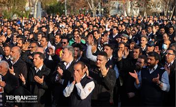 تشییع پیکر شهید آتش‌نشان «قریب رضا دارابی» -1 28