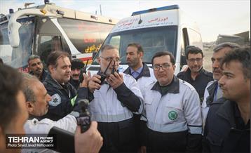 تمرین سراسری زلزله در بوستان ولایت 7