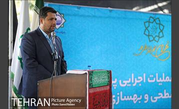 آئین آغاز عملیات اجرایی پروژه شبکه آب های سطحی و بهسازی محله کن 6