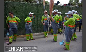 خدمت رسانی شهرداری تهران در شهر کربلا 1