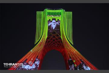 نور افشانی در شب سالگرد پیروزی انقلاب اسلامی - 2 23