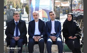 خاکسپاری سفیر سابق فلسطین در بهشت زهرا 3