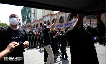 خیمه سوزان ظهر عاشورا در چهار راه گلوبندک  6