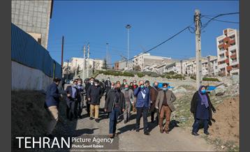 بازدید نمایندگان سازمان ملل از دره فرحزاد و محله اسلام آباد 2