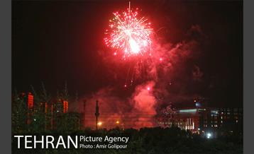 مراسم نورافشانی در شب عید غدیر 5