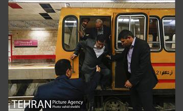 بازدید سرپرست شهرداری تهران از خط 6 مترو تهران 15