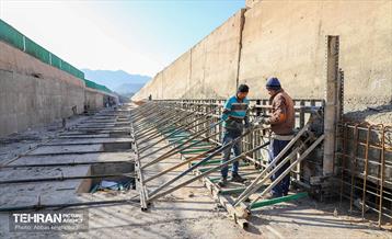 ترمیم و مرمت کانال سرخه حصار در شرق تهران 7