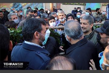 تشییع دو شهید گمنام در منطقه 15