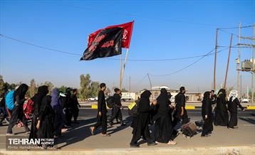 پیاده‌روی زائرین اربعین حسینی در مسیر نجف به کربلا 22