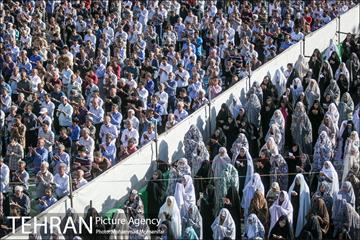 اقامه نماز عید فطر در جوار حرم حضرت شاه عبدالعظیم 16