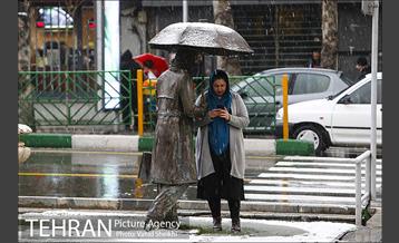 بارش برف در شمال تهران 5