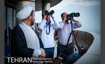 استهلال هلال ماه شوال از فراز برج میلاد تهران 33