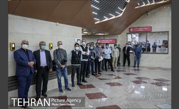 مراسم بهره برداری از ایستگاه های مترو اقدسیه و مرزداران 23