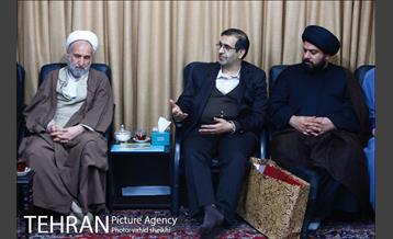 دیدار شهردار تهران با آیت الله العظمی بیات زنجانی  10
