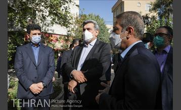 آیین بهره برداری از پروژه های مدیریت شهری منطقه 14 و بهسازی میدانگاه و مجموعه آرامستان های دولاب 3