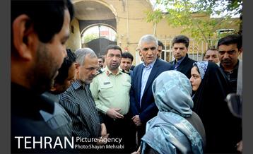 بازدید شهردار تهران از ساختمان کلاه فرنگی، دانشگاه تربیت معلم خوارزمی و تابلو نقش رستم ورزشگاه شیرودی به مناسبت روز تهران 8