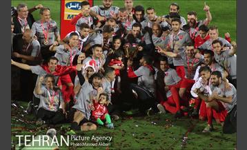 جشن قهرمانی تیم فوتبال پرسپولیس