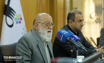 نشست خبری رئیس شورای اسلامی شهر و اعضای کمیسیون برنامه بودجه  7