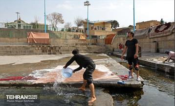 قالیشویی سنتی در چشمه علی 22