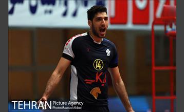 دیدار تیم های والیبال پیکان تهران و شهرداری تبریز