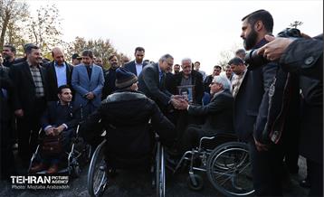 آیین بهره برداری از پروژه های مناسب سازی معابر و فضاهای عمومی 1