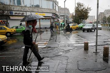 بارش باران پاییزی در تهران- 2