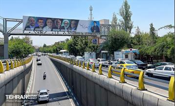 نصب تبلیغات نامزدهای چهاردهمین دوره انتخابات ریاست جمهوری در پایتخت 46